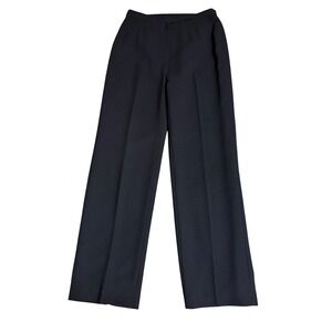 NWOT Kasper Size 4 Black Women Trouser Pocket Zip Button 31" Inseam Professional